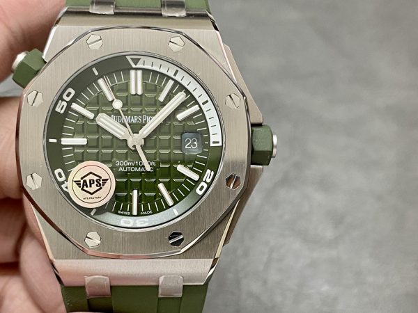 オーデマピゲ　レプリカ（APSファクトリー）ロイヤルオーク・オフショア15710　グリーン　スーパーコピー最高峰