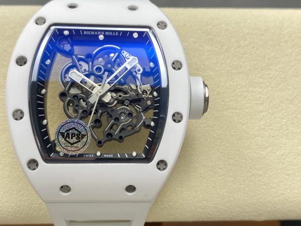 リシャールミル　レプリカ（APSファクトリー）RM055　ホワイトセラミック　スーパーコピー最高峰