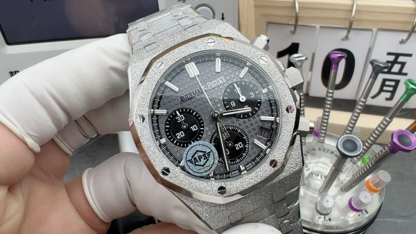 オーデマピゲ　レプリカ（APSファクトリー）ロイヤルオーク26240　フロストゴールド　グレー　スーパーコピー最高峰