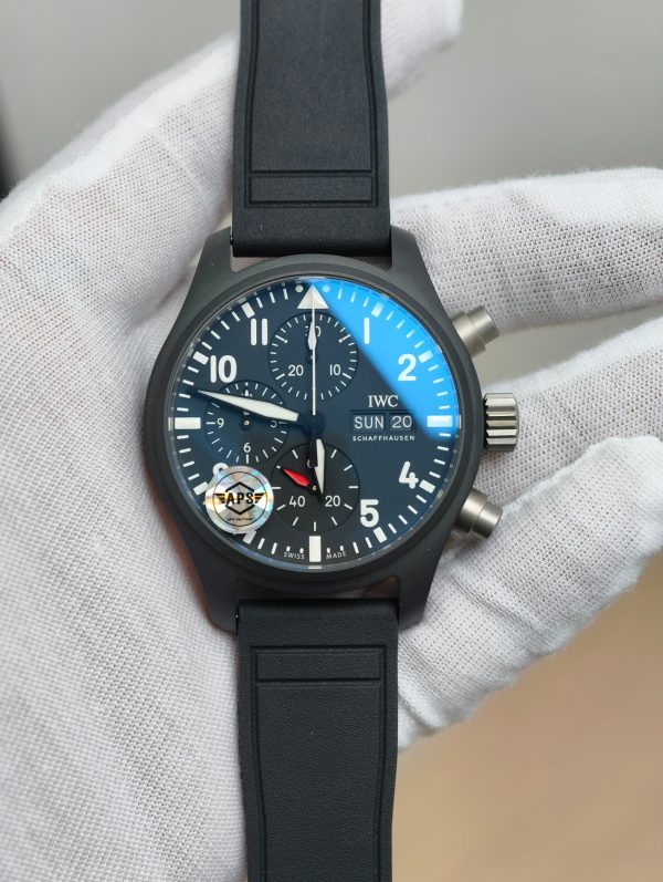 IWC　レプリカ（APSファクトリー）パイロット クロノグラフ ブラックセラミック 44mm　スーパーコピー最高峰